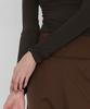 Debiweeo Lucy Shoulder Hole T-Shirt Devi-T0144-Brown