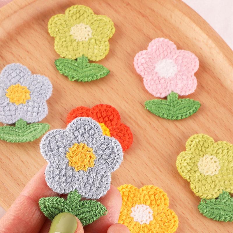 Computer Embroidery Label Flower Diy Hand Account Accessories Accessories Patch Cloth Sticker Brooch Jewelry Hair Accessories Accessories Sticker