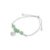Women's Luxury Chinese Medieval-Style Fu Bracelet with Imitation Chalcedony Beads - Influencer Favorite