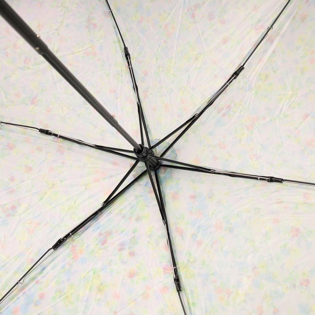 Afternoon Tea Living Folding Umbrella Small Flower Clear Folding Purple JM94, Umbrella,