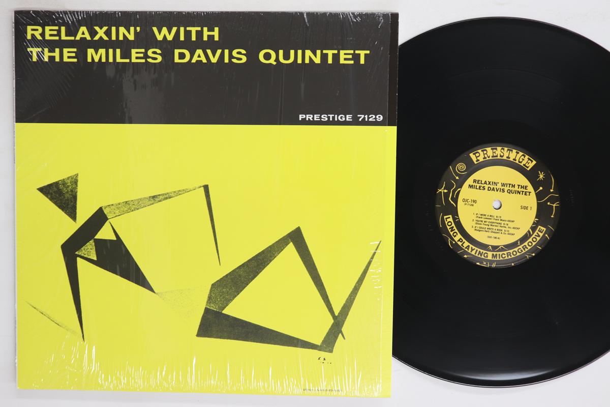 Виниловая пластинка MILES DAVIS Relaxin With The Miles Davis Quint OJC190 ORIGINAL JAZZ C 1987 США Джаз Б/у