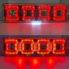 2x 46cm Waterproof LED Truck Trailer Lorry Caravan Taillight Warning Light Rear Taillight Stop Lorry Bus Brake Reverse Turn Lamp