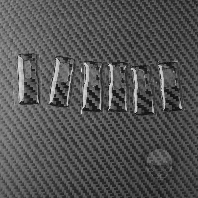 Carbon Fiber Stickers for Lexus LX for Toyota Land Cruiser 2003-2007 Car Interior Accessories Center Console Button Trim