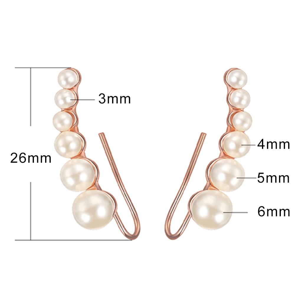 Модные женские серьги-клипсы, белые серьги-манжеты с имитацией жемчуга, свадебные модные украшения, подарок для девочек, HMM
