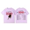 Cazzu Latinaje Tour 2026 Graphic T Shirts Unisex Women Fashion Aesthetic Tshirts Summer Casual Loose 100cotton Tshirt Streetwear