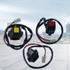 Universal ATV Motorcycle Quad Horn Off Stop Button Motorbike Accessories With Square Cannula Connector