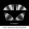 For Tesla Model3/Y 2017-2022 Front Door Rear Door Protective Film Invisible Car Clothing TPU Film Decoration Special Accessories