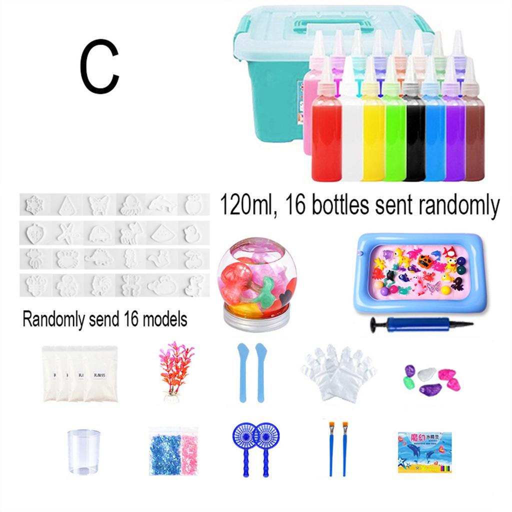 Children's Ocean DIY Colloid Toys Children's Solution Toys Diy Set Children's Ocean Enlightenment Toys Children's Educational Toys 60ml
