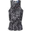 Originals Three Stripes Pattern Full Print Logo Embroidered Sleeveless Jumpsuit Women Jumpsuit Medium-Gray S19992