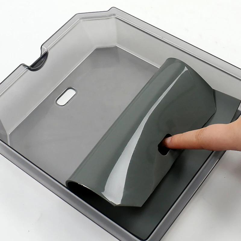 for Tesla Model Y L Juniper 2025 2026 Center Console Storage Box Armrest Hidden Box Model 3 Highland YL Organizer Cup Mat