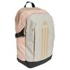 Adidas Power Polyester Backpack Unisex Pink Coral Blend With Warm Sandstone Adidas JC9333