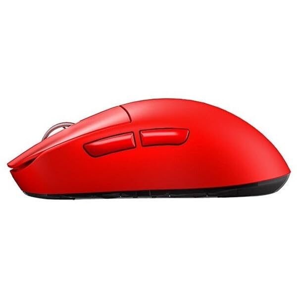 Sprime Wireless Gaming Warranty from Authorized Domestic Dealer Mouse, 4K, 8K, RED, Wireless, Wired, FPS, TPS, Ergonomic, Asymmetrical, Lightweight,