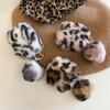 Autumn and Winter Plush Leopard Print for AirPods Pro1 Generation Protective Case 1 Generation Pro1 Apple Bluetooth Headset Case Female