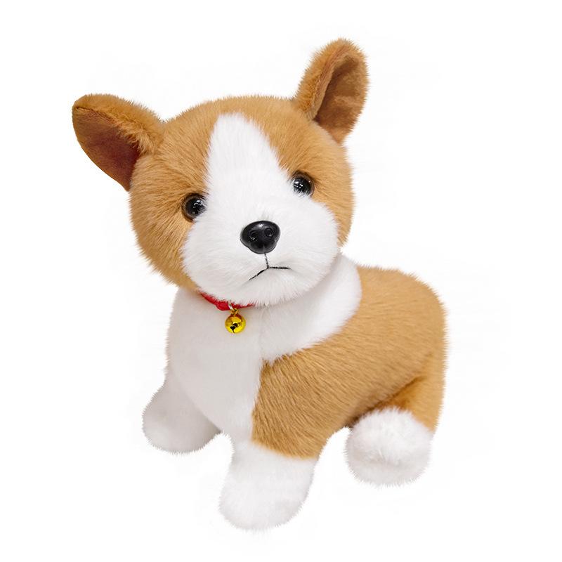 Cartoon Cute Corgi Doll Plush Toy Puppy Dog Doll Child Soothing Rag Doll Girl Birthday Gift