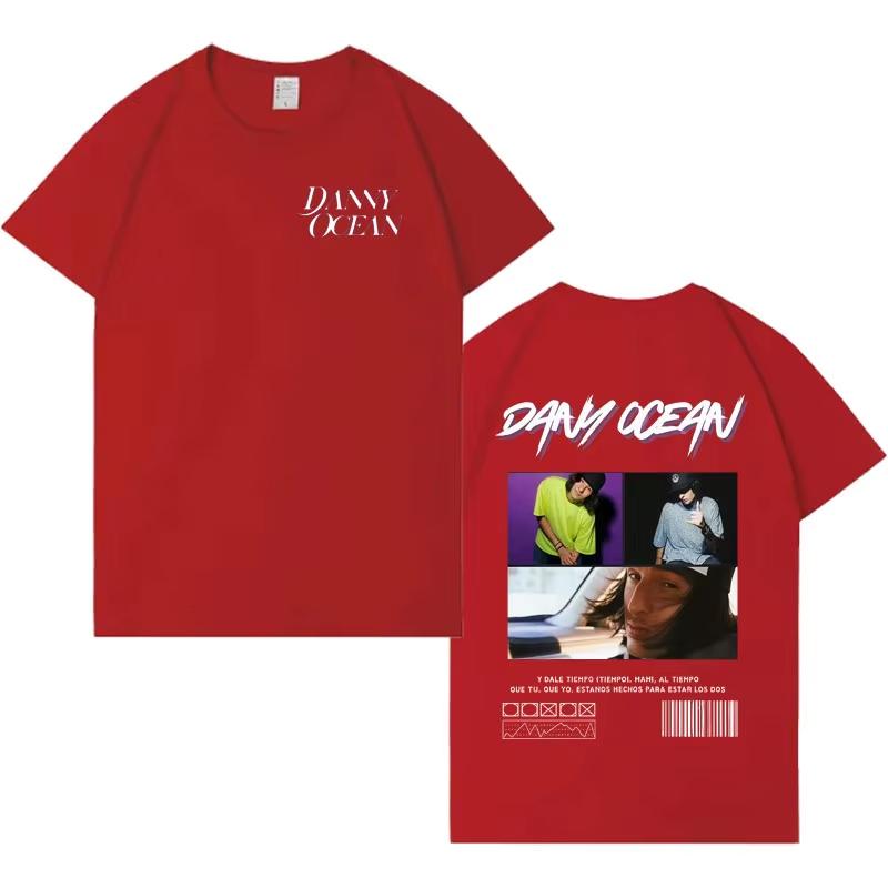 Rapper Danny Ocean Album Tour Graphic Tshirt 2026 Mens Harajuku High Quality ONeck Casual Tees Aesthetic Pop Short Sleeve Top