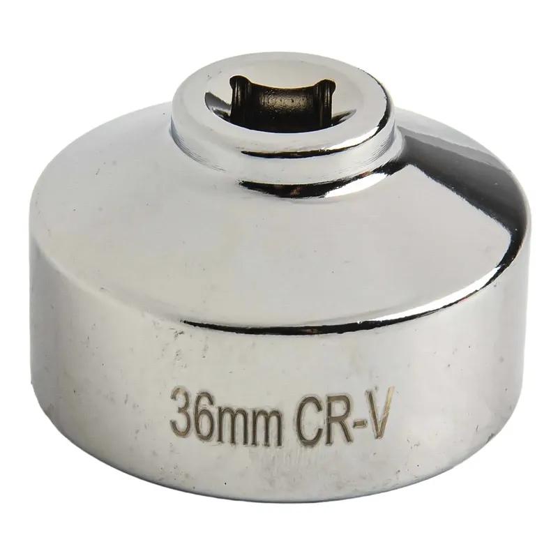 Oil Change Silver 36mm Wrench 3 8 Inch Drive Wrench Oil Filter Wrench 3 8 Drive Socket Compatibility With Ratchet
