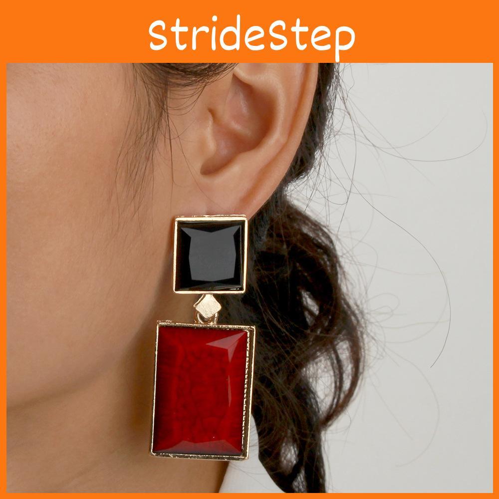 Earrings Minimalist Resin With Geometric Design For Women Summer Fashion