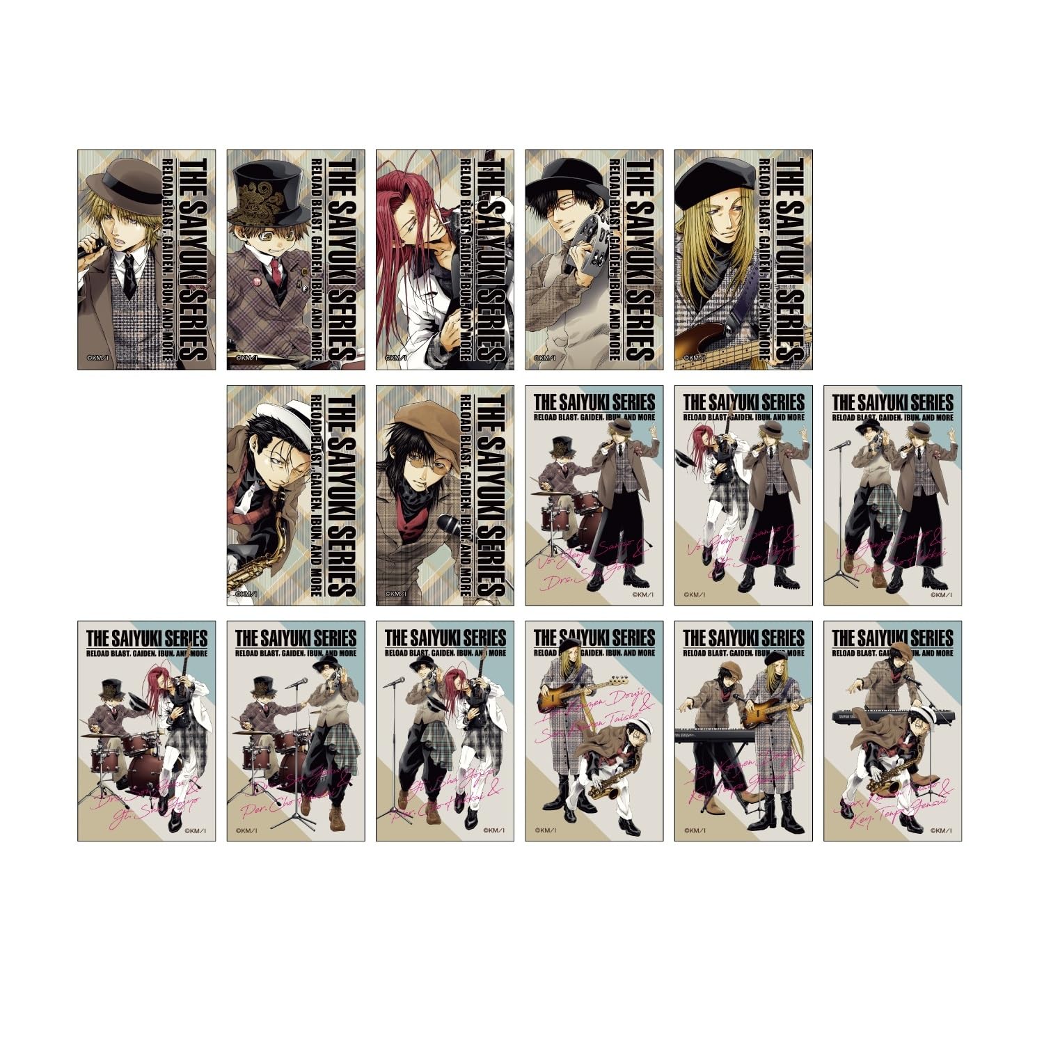 

Saiyuki Series Band Ver. Trading Illustration Cards (Box of 16)