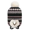 Ethnic Knitted Hat Women's Thick Windproof Cold-Proof Bomber Hat Winter Warm Ear Protection Hat