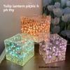 Tulip Night Light Girl Gift for Girlfriend DIY Material Handmade Flower Sea