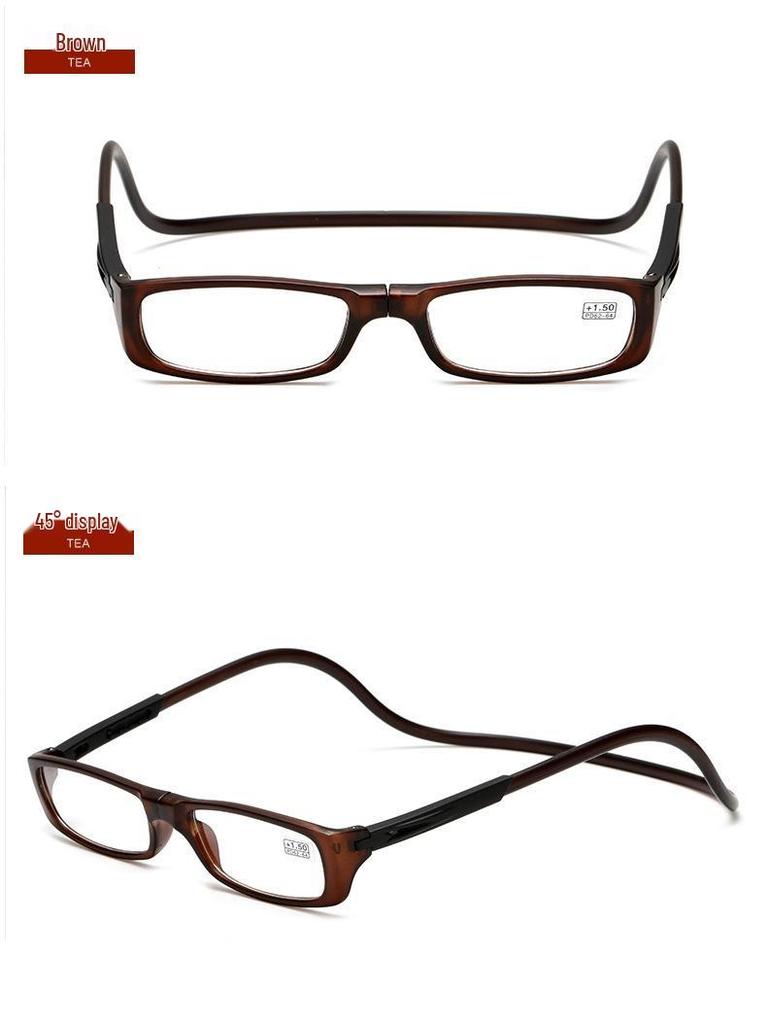 Comfortable Neck-Hanging Magnetic Reading Glasses – Portable, Secure, Unisex Design