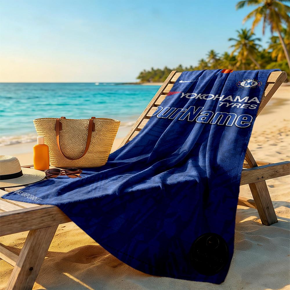 Chelsea Personalized Name Beach Towel Super Soft Microfiber Quickdry Fabric Portable for SwimmingBeachCamping Travel Beach AccessoriesGym