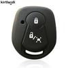 Silicone Key Case Shell 2/3 Button Car Key Cover for Ssangyong Rexton Actyon Kyron Korando Holder Keychain Car Key Cover Remote