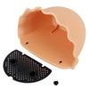 Plastic Wall Mounted Planter Beige Plant Pot Holder Practical Garden Basket Decoration
