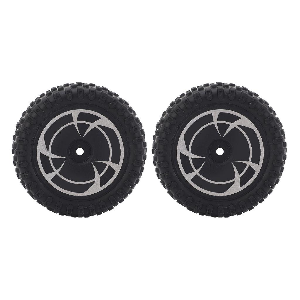 RC Car Rear Wheels Rubber Tire Tyre Plastic Hub 144016-2989 Replacement Parts Accessories