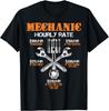 Funny Mechanic Hourly Rate GifT Shirt Mens Womens Tees Top Labor Rates Gift Unisex T-Shirt Mens Womens Tees Top