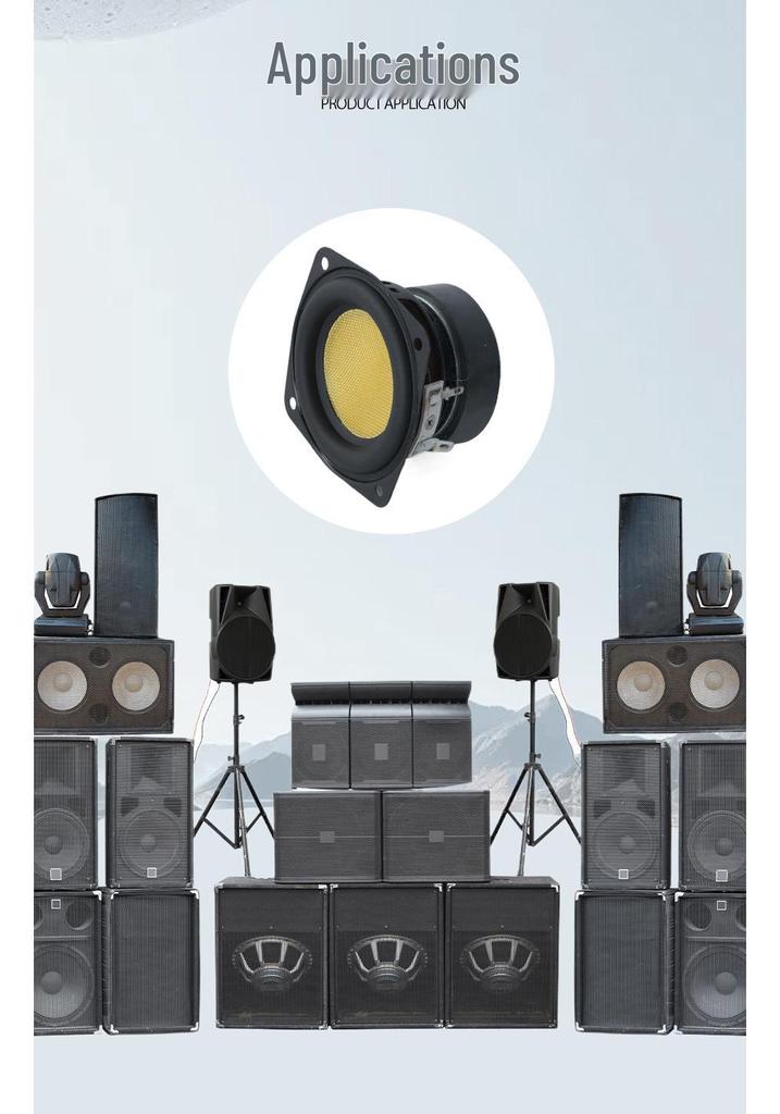 2" White Round Pneumatic Tweeter - Boutique HiFi Audiophile Speaker