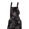 Women Jumpsuit Sleeveless Floral Print Pockets Buttons Wide Leg Loose Suspenders Playsuit Overall for Spring/Summer