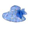 Detachable Bow Mom Fisherman Hat Foldable Sunscreen Basin Hat Thin Bow Sunshade Cap  Beach