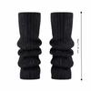 1 Pair Keep Warm Ribbed Leg Warmers Windproof Boot Cuffs Cute Knitted Foot Cover  Kids Girls