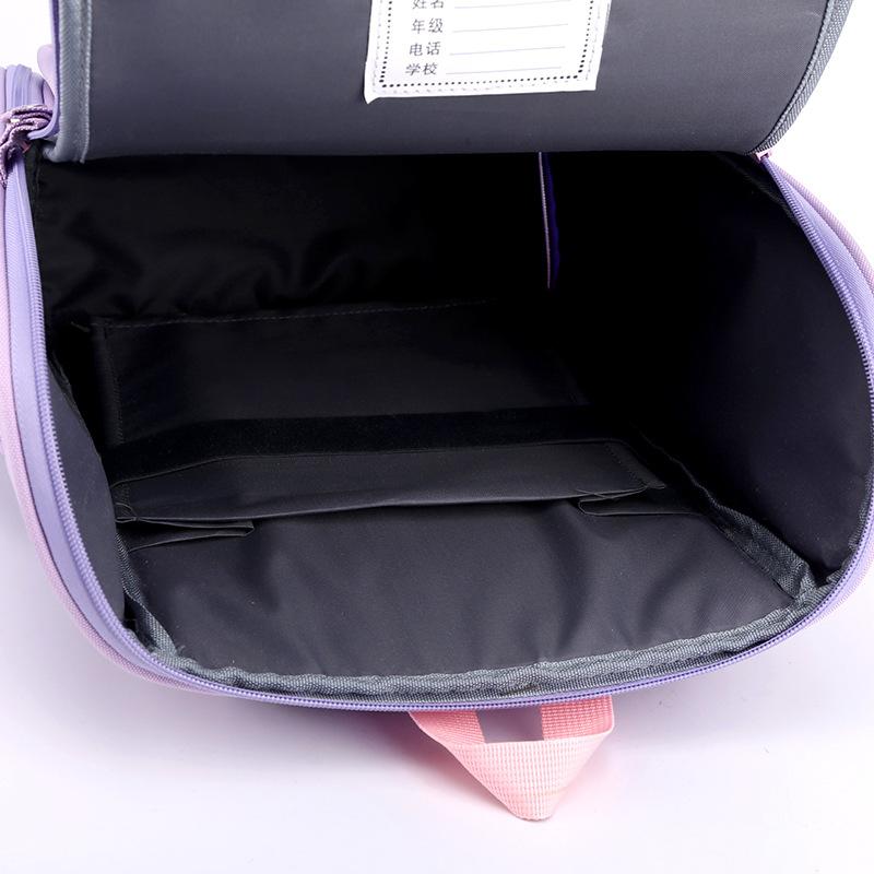 New health care ridge vertical version large-capacity integrated student backpack, primary school bag, grade 3-6 backpack
