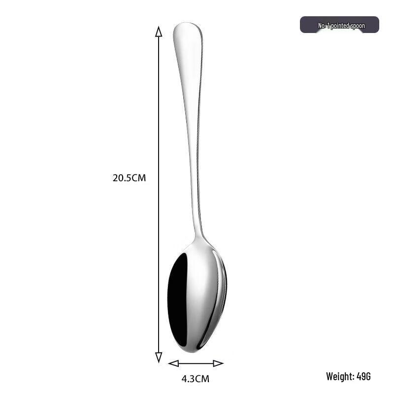 Korean Style Stainless Steel Dinner Spoon