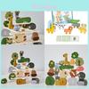 Wooden Animal Stacking Blocks Educational Toy For Kids Learning And Parentchild Play
