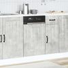 Dishwasher Panel Lucca Concrete Grey Wood Based Material