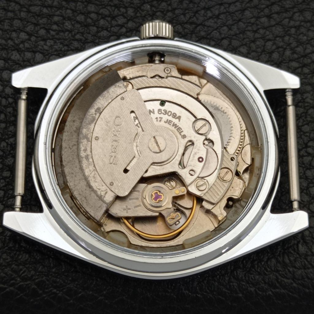 AUTOMATIC VINTAGE REFURBISHED SEIKO 5 JAPAN 6309A MENS GREEN WATCH a441220-4 Sk-a441220
