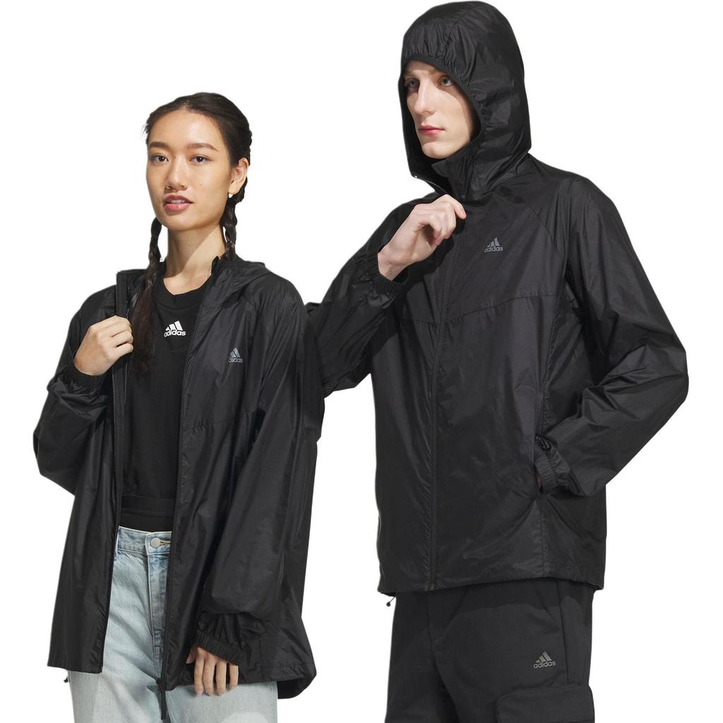 Adidas Windbreaker Jacket Unisex Black IA1783