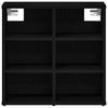 Shoe Cabinet 2 pcs Black Oak Effect 52 x 30 x 50.5 cm