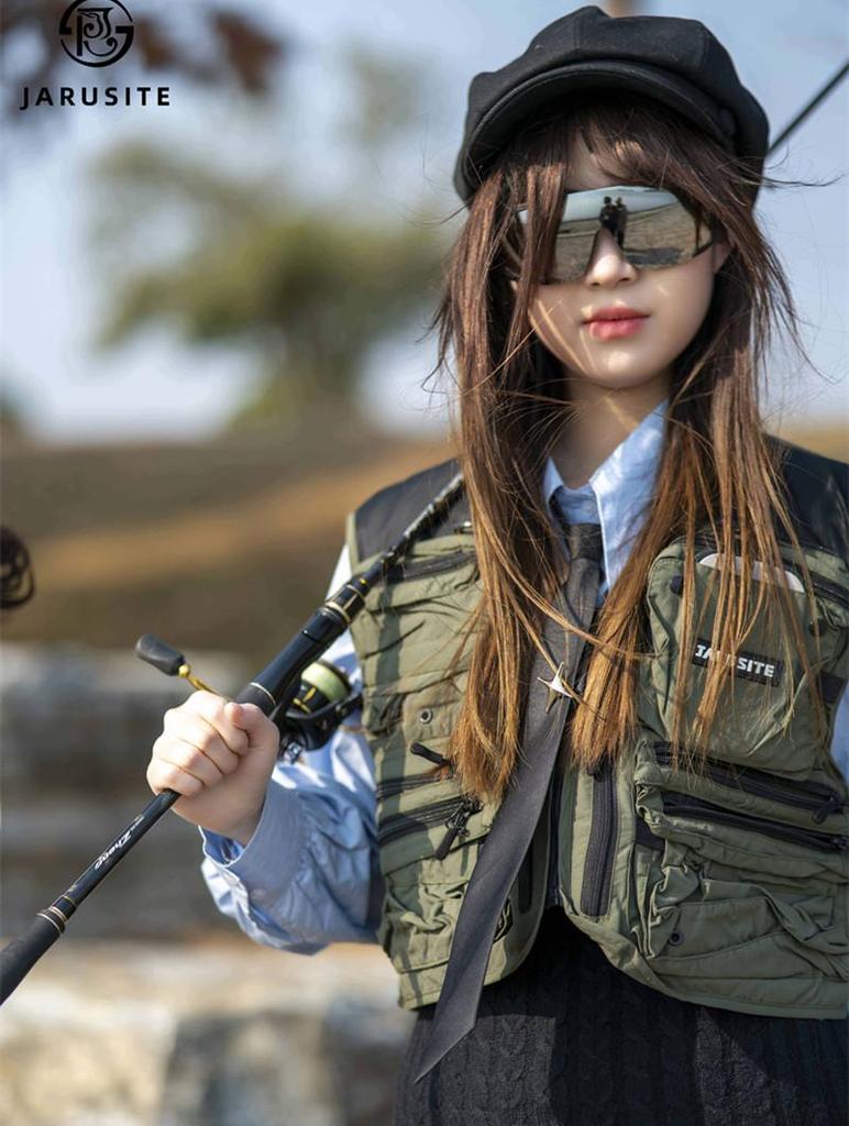 Gilet Professionale da Pesca a Mosca Staccabile da Uomo Jiaruiste