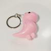 Cute Sweet Smooth and Shiny Cartoon Dinosaur Key Rings for Women Charm Fashion Doll Bag Key Chain Accessories Friendship Gift