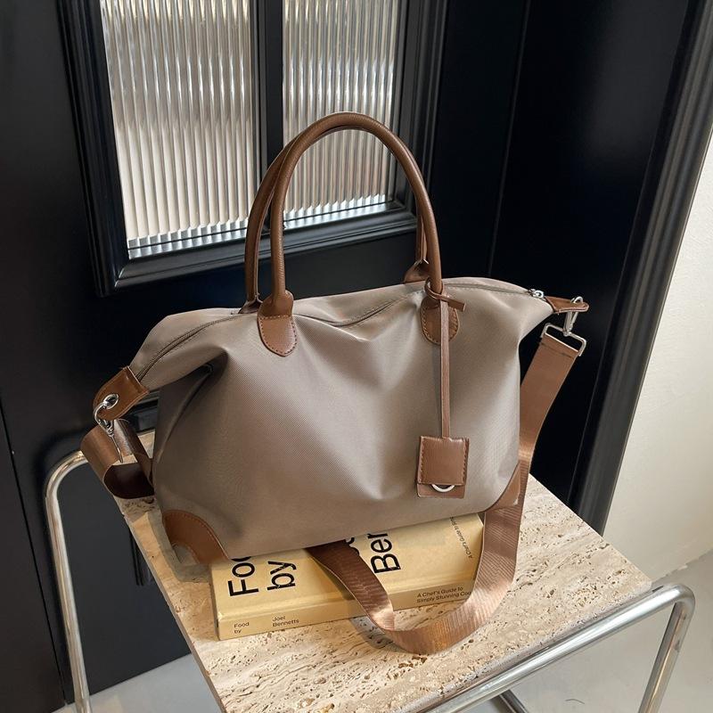 

Сумка кроссбоди большой вместимости Новая дорожная сумка для отдыха и бизнеса Женская тканевая сумка Универсальная простая сумка для путешествий на короткие расстояния хаки