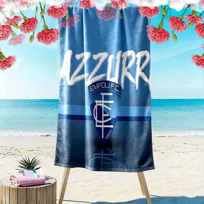Empoli Logo Aufdruck Strandtuch, Großes Weiches Schnelltrocknendes Handtuch für Strand Camping Schwimmen