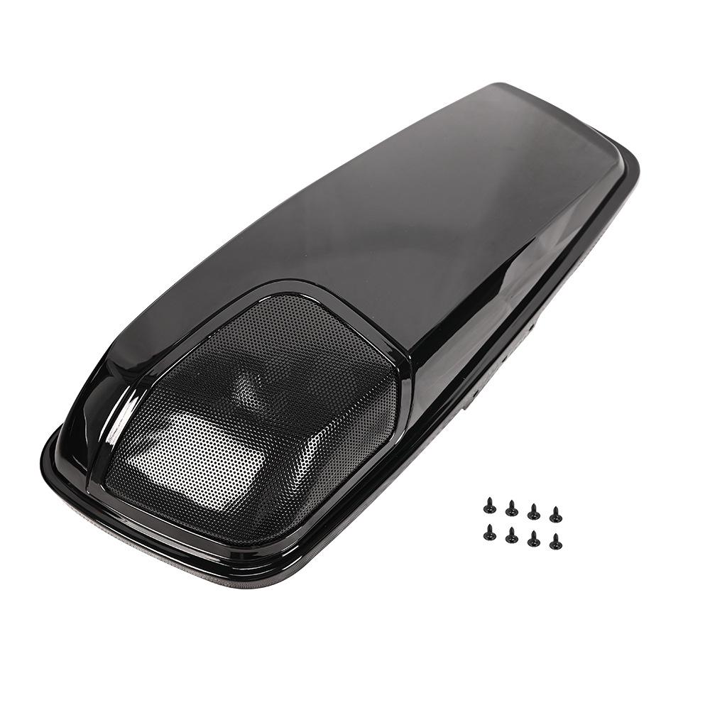 5x7 Motorcycle Speaker Covers with Iron Mesh for Harley 14-23 Road Glide, Street Glide, and CVO Models