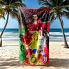 Cristiano Ronaldo Beach Towel High Absorbency Quickdry Comfortable Lightweight Perfect For Traveling Yoga Camping And Swimming