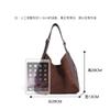 Niche design advanced sense simple new single shoulder crossbody leather women's large capacity matte underarm women's bag 2025