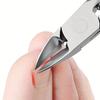 Stainless Steel Nail Clippers High-Precision Cuticle Trimmer for Easy Grip Thick Toenails & Fingernails