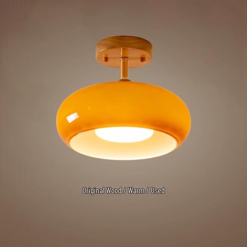 Xuan Yong Mid-century Persimmon Ceiling Light